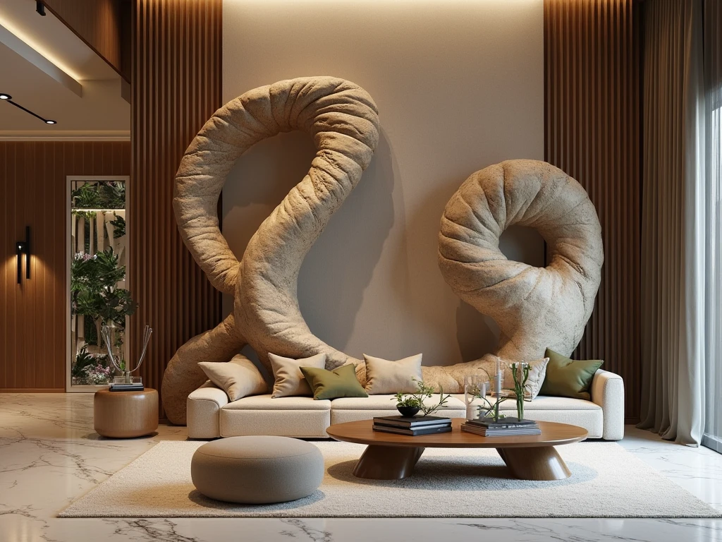 Sculptural art installations