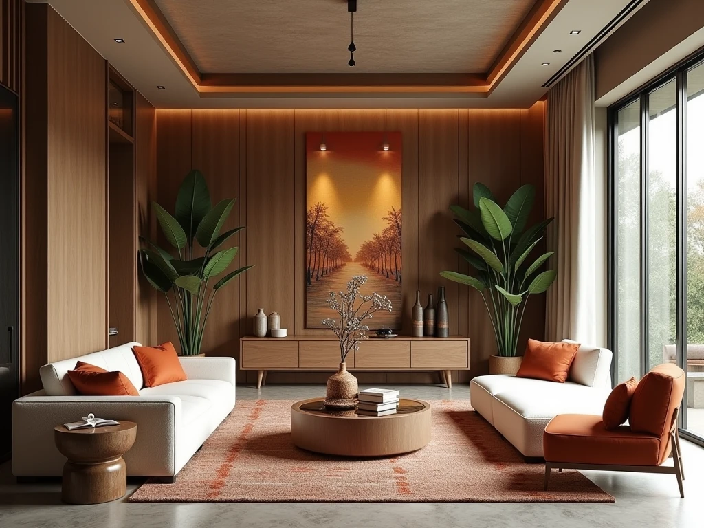 Contemporary fusion interior style